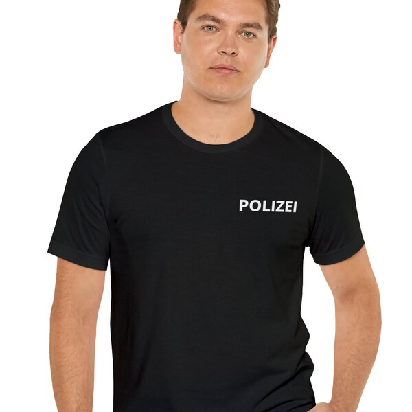 ETZEL® T-Shirt, POLIZEI Berlin, Schwarz | T-Shirts | Mit