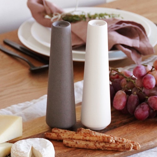 Ceramic Salt and Pepper Shakers Kitchen Decor Dining Table - Etsy