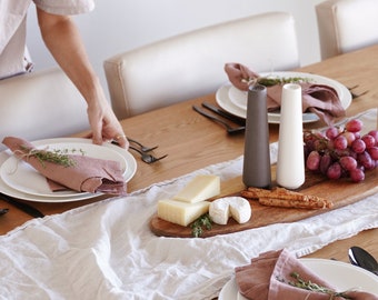 juego de saleros y pimenteros, sal y pimienta de cerámica moderna, accesorios de cocina, vajilla moderna, decoración de mesa de comedor, regalos de anfitriona