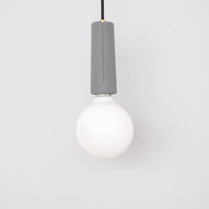ceramic pendant light, ceramic hanging lamp, modern pendant light, rustic pendant light, minimalist pendant lamp, industrial hanging lamp image 1