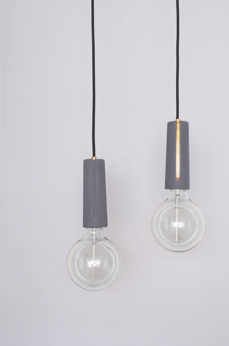 ceramic pendant light, ceramic hanging lamp, modern pendant light, rustic pendant light, minimalist pendant lamp, industrial hanging lamp image 6