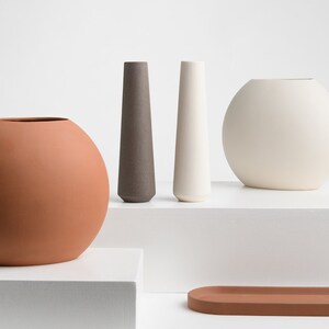 modern ceramic vase, flower vase, Vase, modern home decor, ceramic pot, flower pot, pottery vase, vases for flowers, contemporary vases image 3