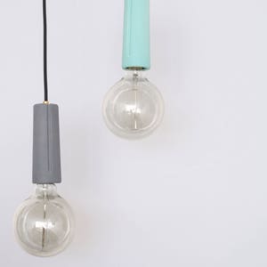 ceramic pendant light, ceramic hanging lamp, modern pendant light, rustic pendant light, minimalist pendant lamp, industrial hanging lamp image 7