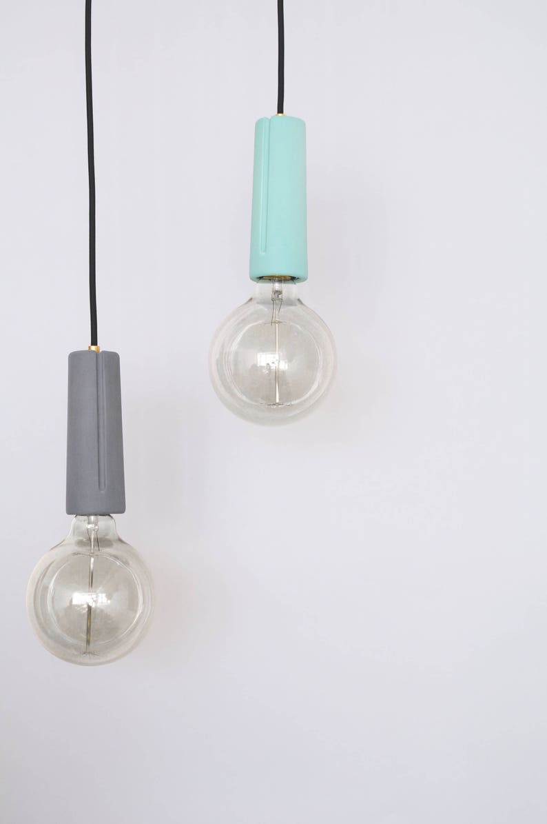 ceramic pendant light, ceramic hanging lamp, modern pendant light, rustic pendant light, minimalist pendant lamp, industrial hanging lamp image 7
