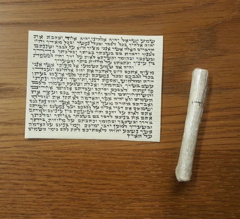Mezuzah, kosher mezuzah with scroll, jewish gifts, judaica gifts, modern mezuzah, ceramic mezuzah, Israel gifts, outdoor mezuzah, mezouzah image 10