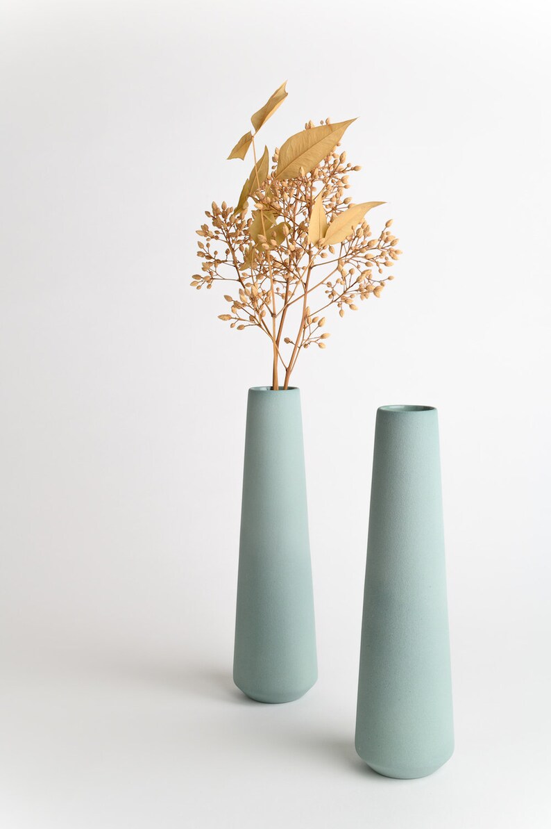 ceramic vase, single flower vase, minimalist Flower Vase, Modern Home Decor, pastel ceramic vase, modern home, pastel decoration flower vase image 7