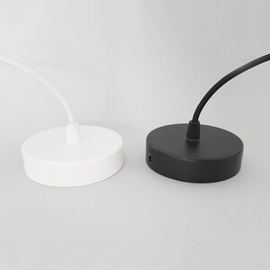 luminaria, lámpara colgante minimalista, lámpara de araña de cerámica, luz de techo, lámpara colgante de cerámica, lámpara industrial rústica, luz minimalista imagen 7