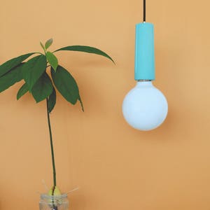 light fixture, hanging lamp minimal, ceramic chandelier, ceiling light, ceramic pendant light, rustic industrial lamp, minimalist light image 5