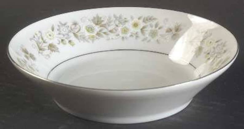 Replacement Dish for Set Fine China Made in Japan Dalton -Wild Flower Fruit Dessert Sauce Bowl #745 Vintage Imperial China by W