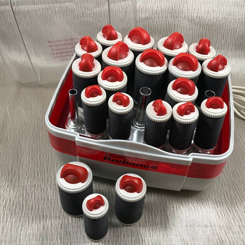 Revlon Radiance Hot Hair Rollers Electric Curlers Retro Etsy