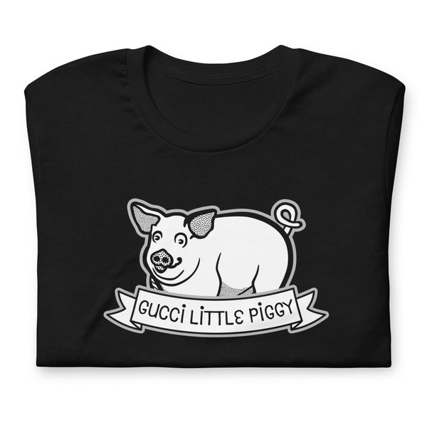 Gucci Little Piggy Radiohead Paranoid Android T-Shirt sizes XS to 5X - Radiohead tshirt, Ok Computer Black Tee Shirt
