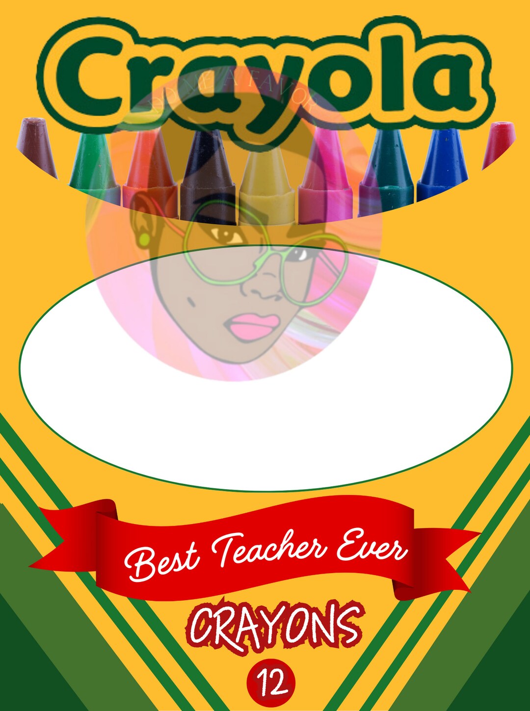 Crayon Teacher Gift Box/vending Machine Template - Etsy