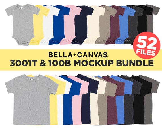 Bella Canvas 3001t Toddler Tshirts And 100b Infant Baby Etsy