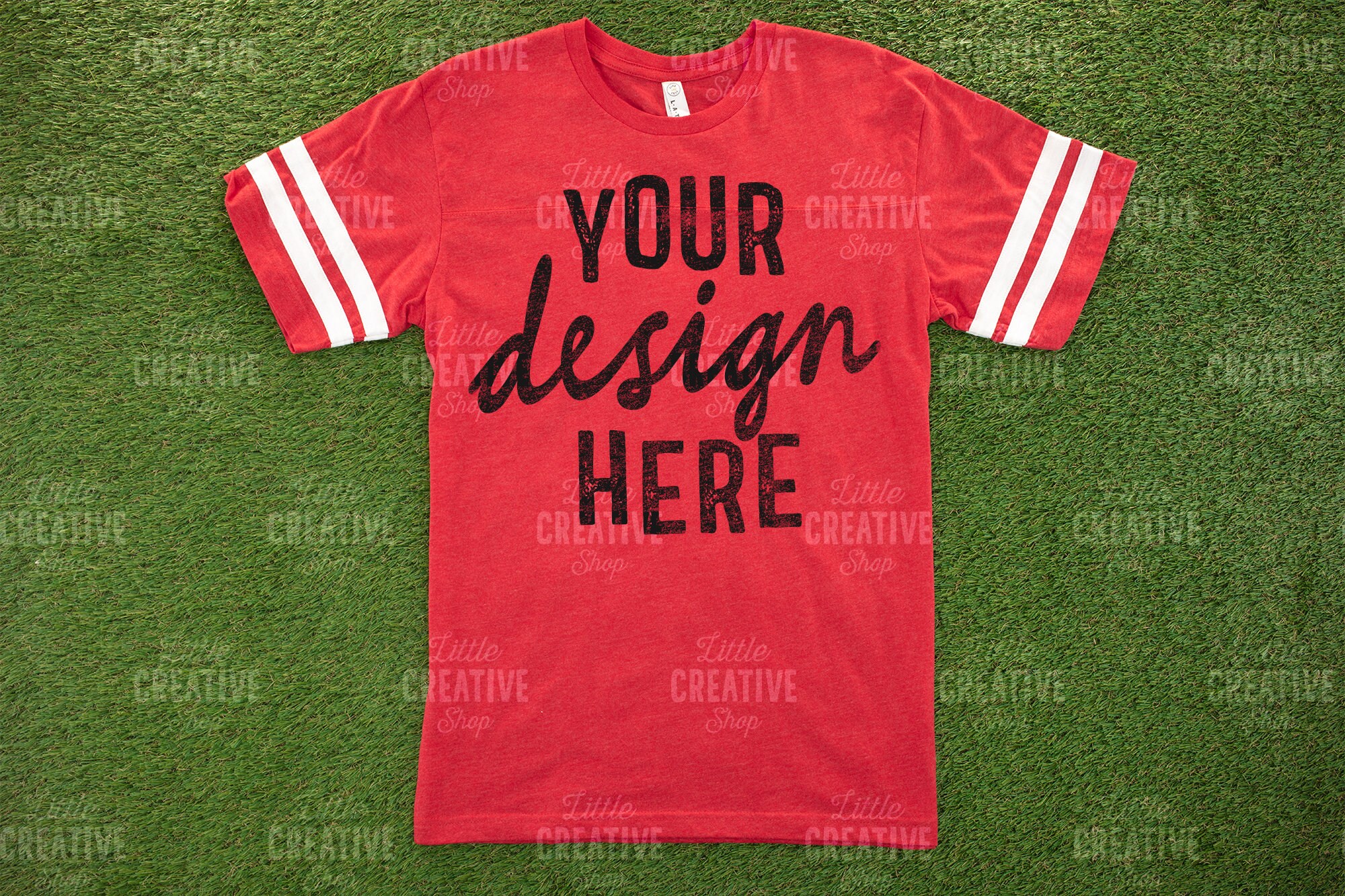 MOCKUP - LAT Live and Tell 6937 Vintage Red / Blended White
