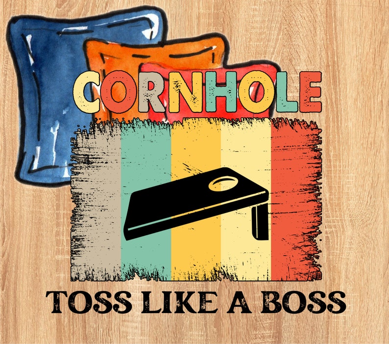 Toss Lettering Cornhole 20 Oz Skinny Tumbler, Custom Tumblers Birthday Gift, Craft ...