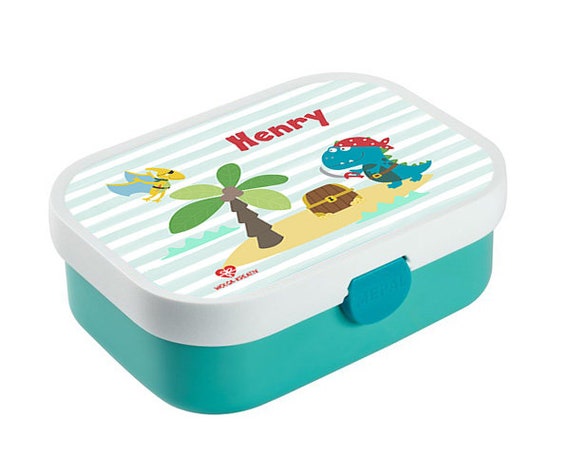 Kids Snack Container Personalized, School Supply Box, With Name