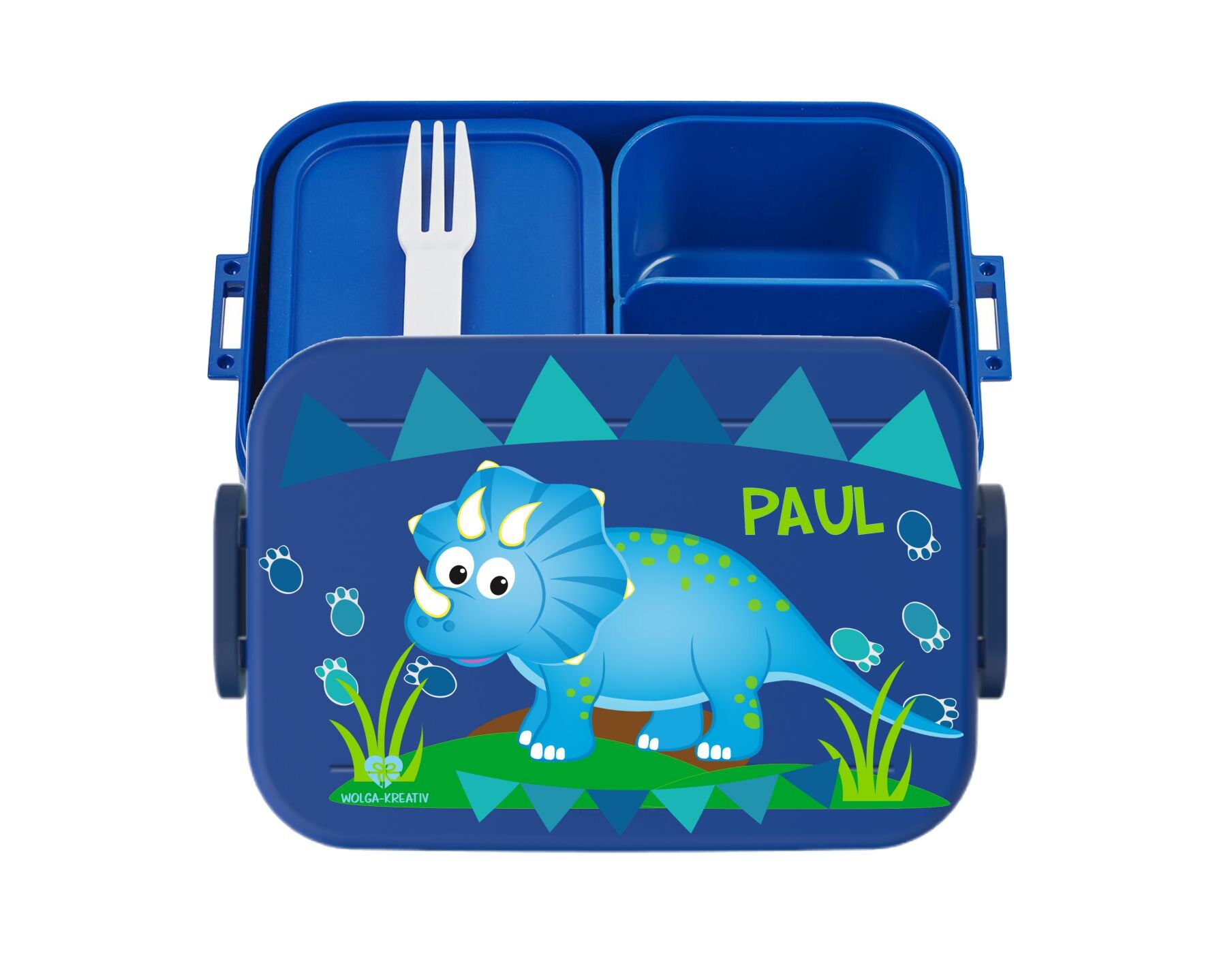 Personalized Mepal Lunch Box With Name Dino Dinosaur Children Boy  Kindergarten School Bread Box Lunch Box -  Sweden