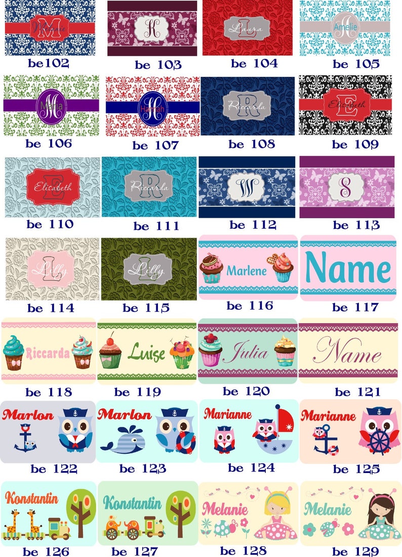 Fabric bag by name nanny Personalized many motifs nursery school
