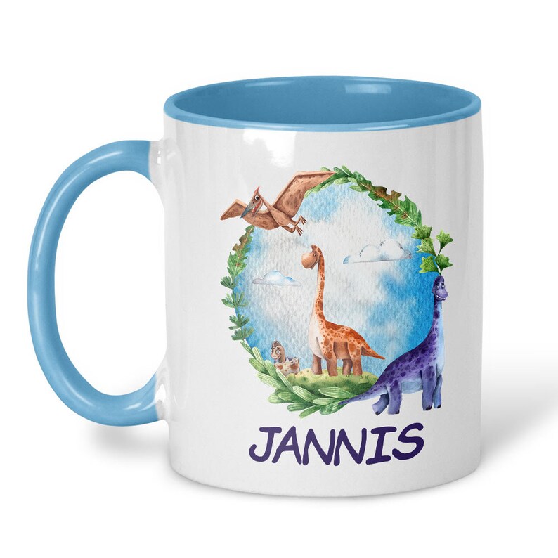 Kids cup kids mug ceramic cup ceramic mug plastic mug dino Etsy