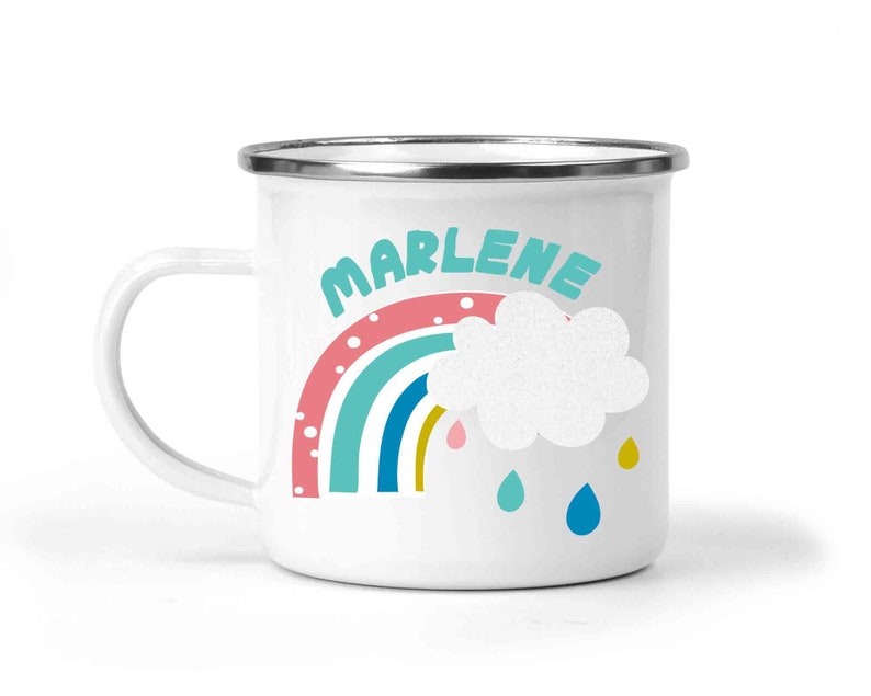 Emaille Tasse Camping Kinder-tasse Kinder-becher Becher | Etsy