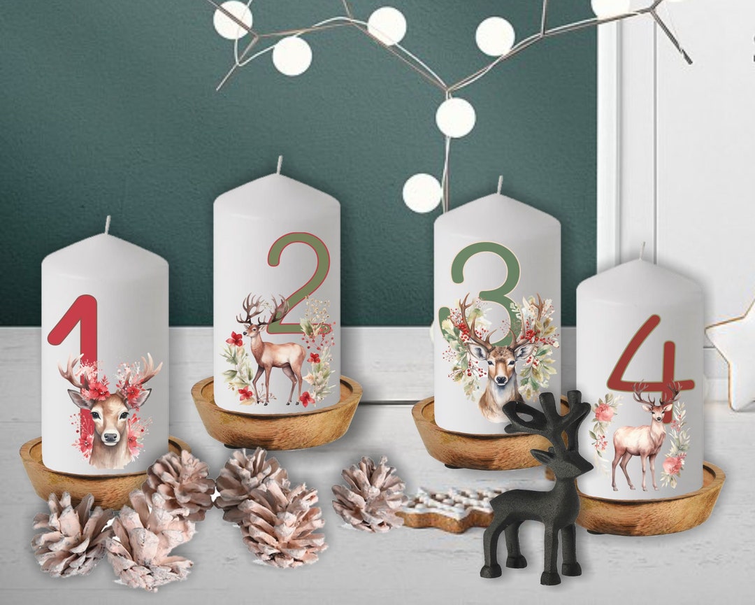 Terra Home Kerzenständer Set 4er - 2in1 Für Stabkerzen & Teelichter