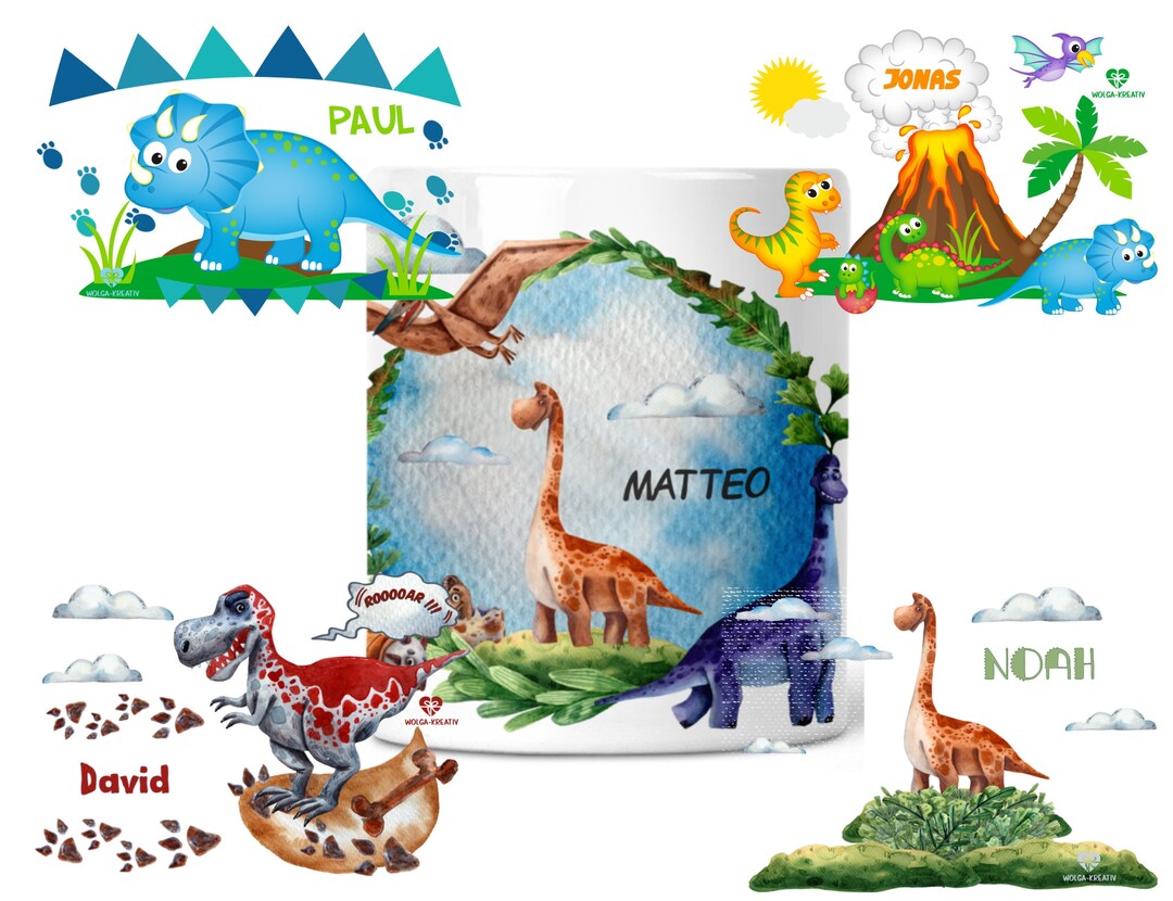 Personalized Money Box Dinosaur Trex Dinos With Name Printed Piggy