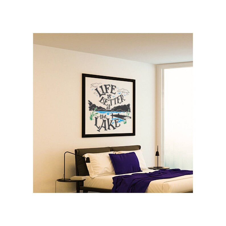 Life Is Better at the Lake Saying Wall Decal ~ Item 0452