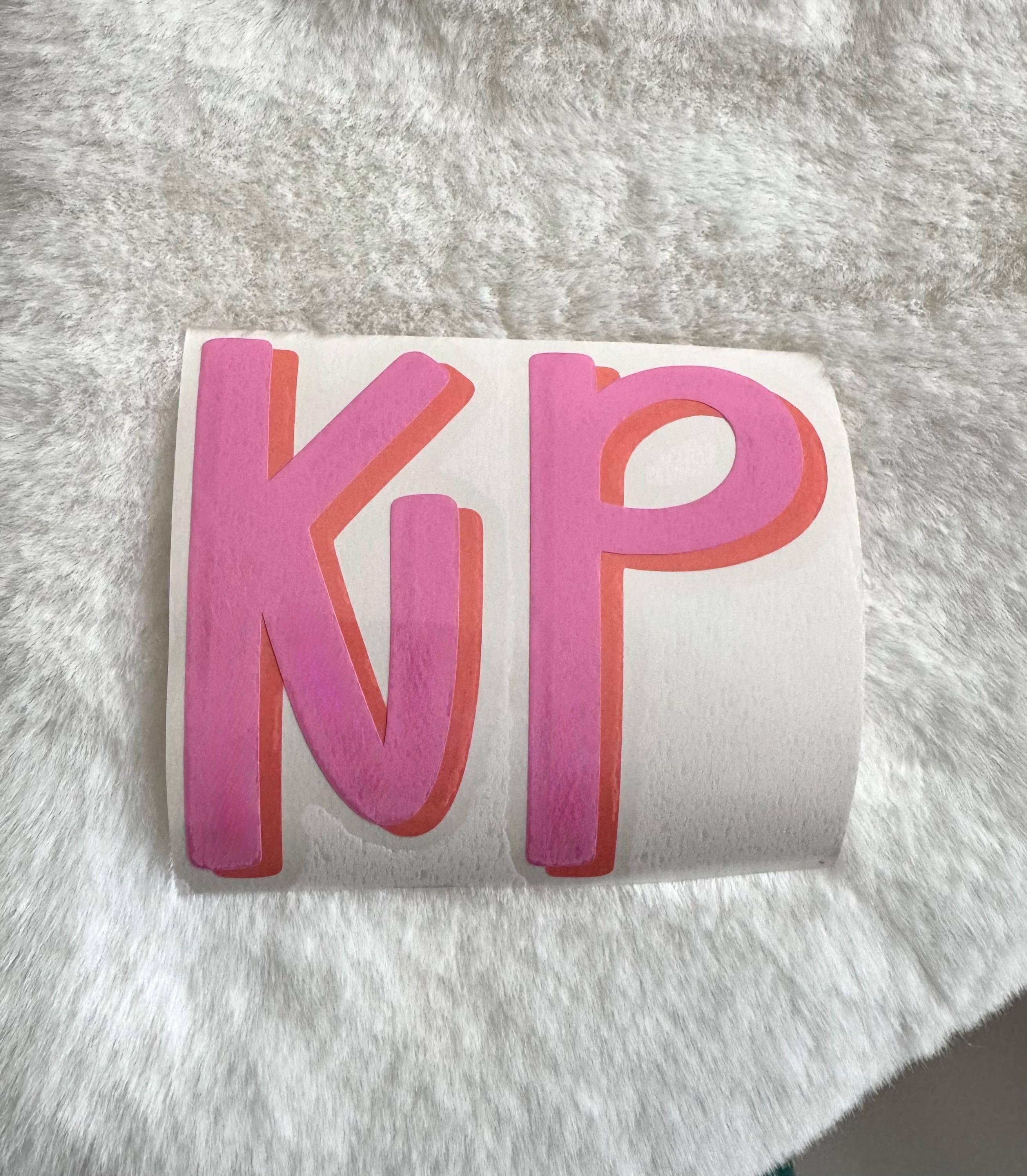 Two Color Decals Double Layer Monogram Decal | Two Color Monogram Decal | Decal for ...