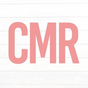 Monogram Car Decal | Car Monogram Decal | Laptop Monogram Decal | Vinyl Monogram Decal | Monogram Sticker | Personalized Car Decal | Decal