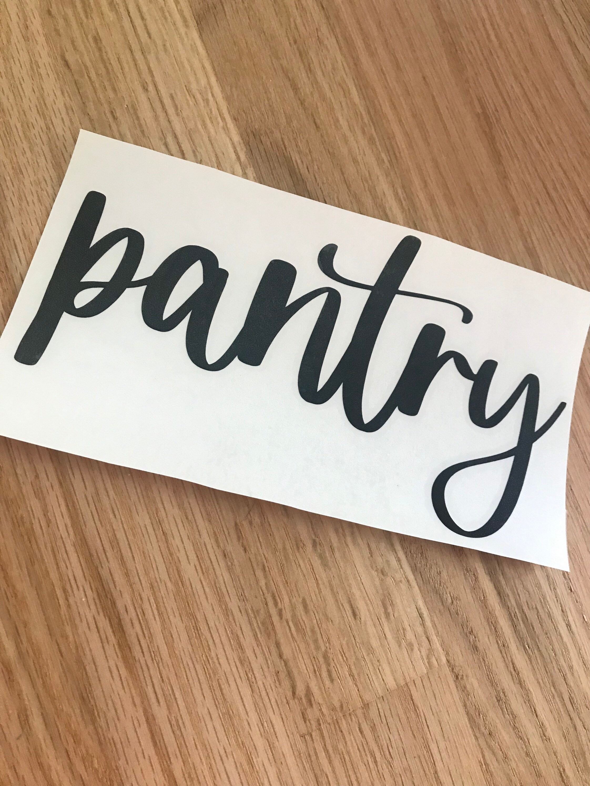 Pantry Decal for Door | Vinyl Decal for Pantry | Sign for Pantry ...