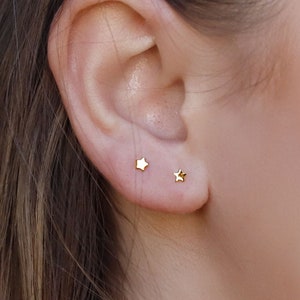 Small Stud Earrings, Tiny Gold Stud, 18K Plated Gold Stud, 1.5mm, 2mm 3mm, Ball Stud Earring, Small Gold Stud, Dainty Earrings, Gift For Her