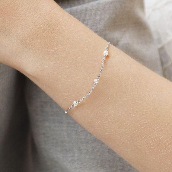 Pearl cheap drop bracelet