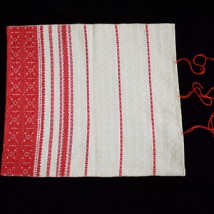Hand Made Hungarian Embroidered Cotton Pillow Case from the 70s