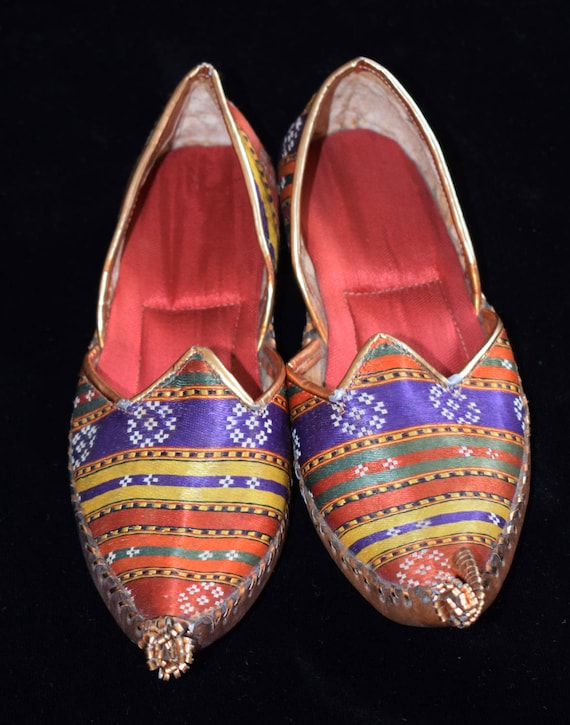 Ethnic Hand Made Vintage Leather Arabian Khussa Gi