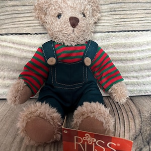 Russ Plush Teddy Bear By Russ Berrie and Company