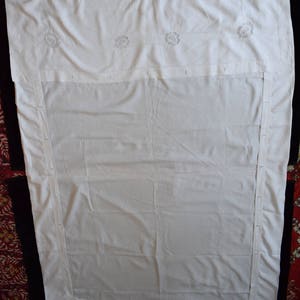 Vintage Victorian Hand Embroidered Hungarian Single Duvet Cover from the 30s