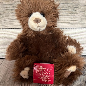 Russ Teddy Bear Called Ewan made by Russ Berrie and Company, Inc.