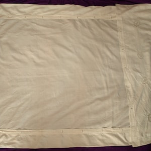 White Hand Embroidered Hungarian Single Duvet Cover from the 20s