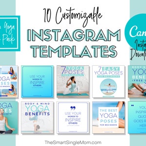 Instagram Square Templates | Instagram Templates | Canva Templates | Canva Templates Instagram | Blue Instagram Templates | Social Media
