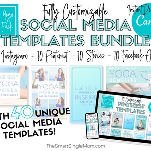 Social Media Templates | Pinterest Templates | Canva Templates | Instagram Templates | Blue Templates | Social Media | Facebook | Marketing