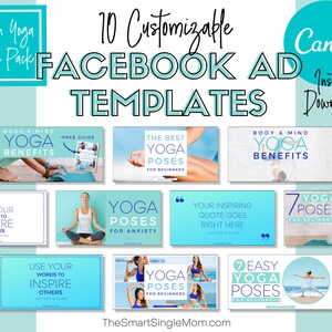 Facebook Ad Templates | Facebook Templates Canva | Canva Templates | Canva Templates Facebook | Blue Facebook Ad Templates | Social Media