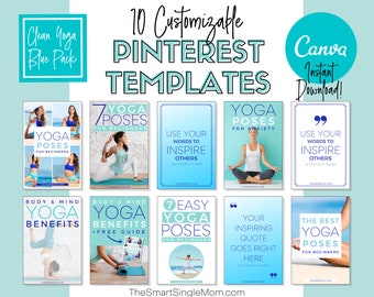Pinterest Templates | Pinterest Templates Canva | Canva Templates | Canva Templates Pinterest | Blue Pinterest Templates | Social Media
