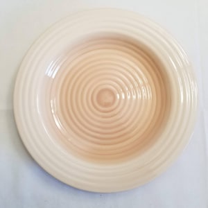 Mid-century Hausenware Twist Yellow Orange Dinner Plate 11 3/4&quot;
