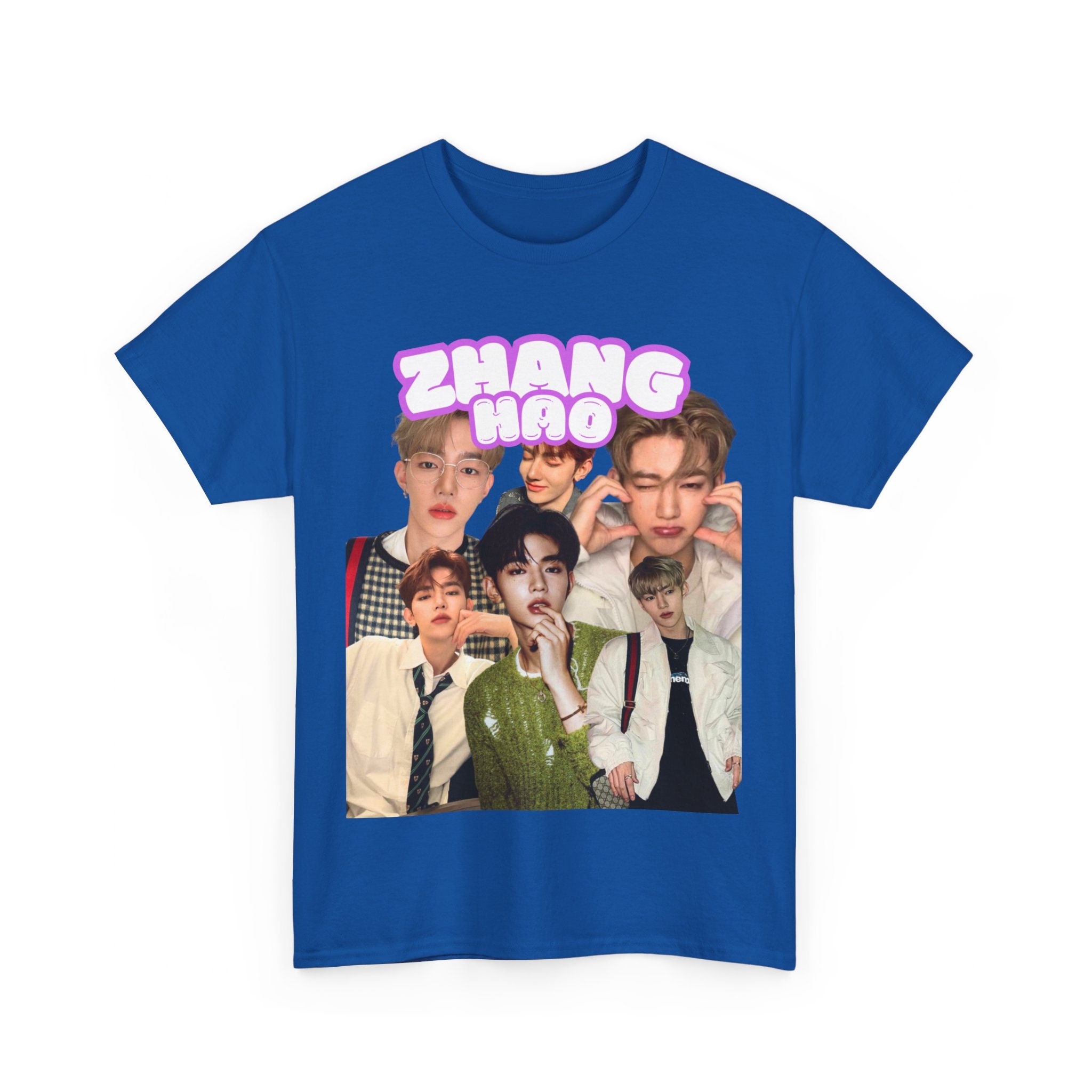 ZEROBASEONE zb1 ハンビン　mc サノク Tシャツ ZEROBASEONE ZB1 Zhang Hao K-pop Unisex Cotton T-shirt - Etsy
