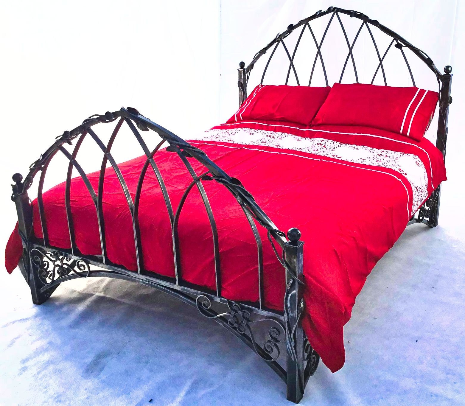 Bed king size gothic style also available in double. Etsy