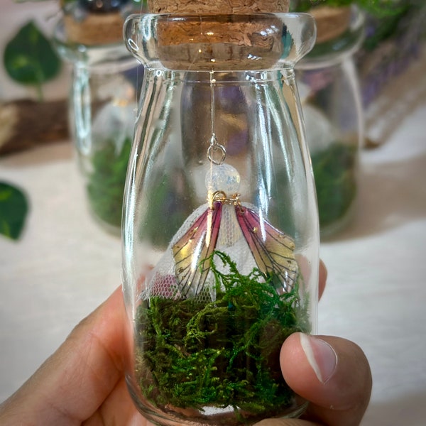 Adopt a Ghost, Fairy Terrarium, Crystal Terrarium, Ghost Terrarium, Halloween Decor