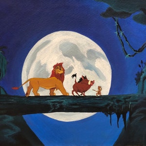 Disney&#39;s Lion King inspired Giclee: Hakuna Matata