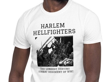 African American Unsung Heroes Harlem Hellfighter's Short-Sleeve Unisex T-Shirt Black Pride Men's Women's Black History Month Shirt