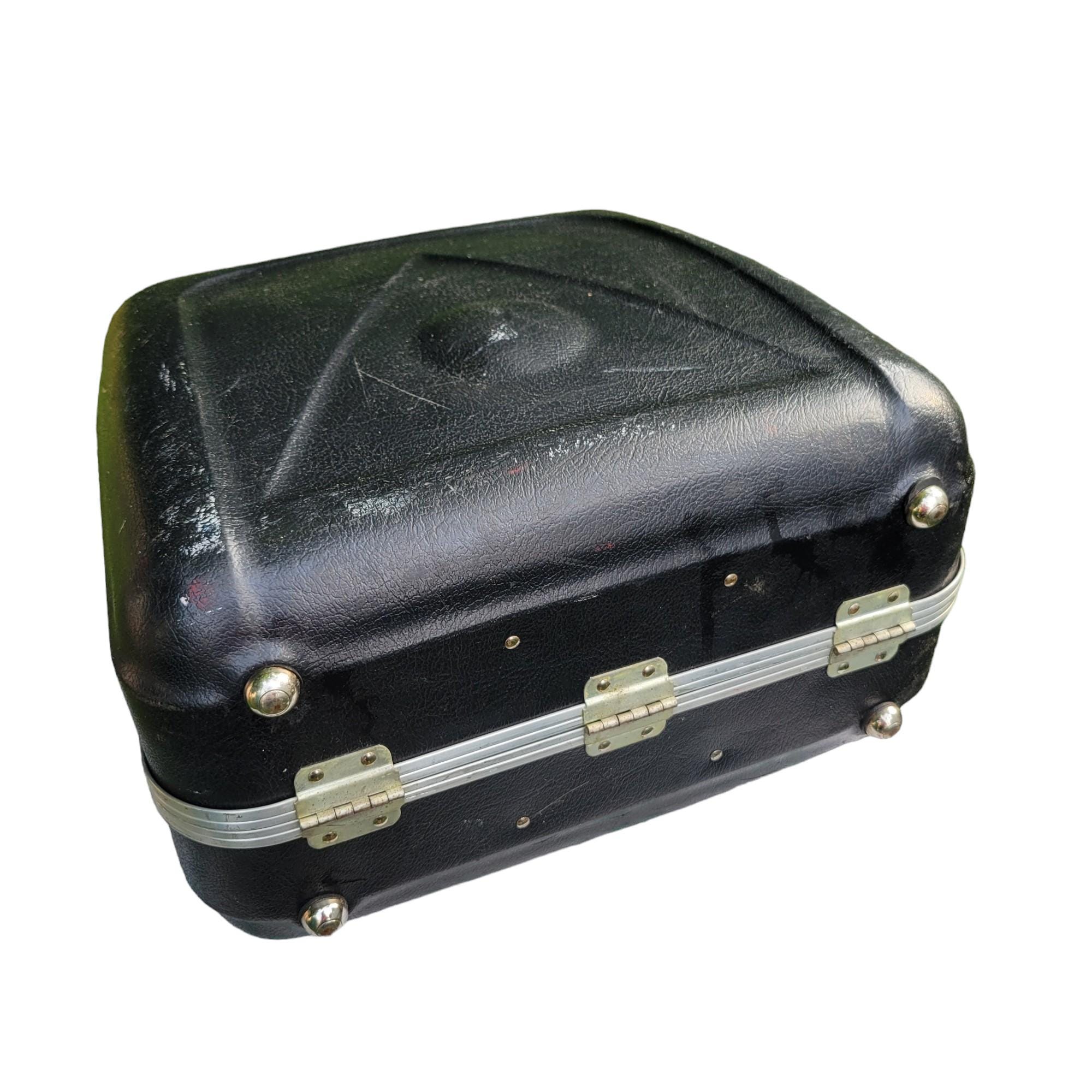 ★EMS★ VINTAGE BOWLING BAGBLACK Vintage Bowling Ball Bag Mid Century Hard Side Black Bowling