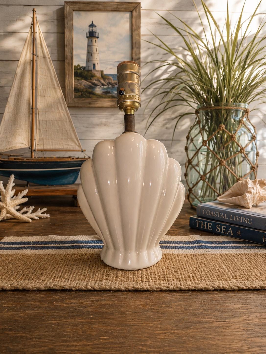 Sea Shell Vintage Lamp - Etsy